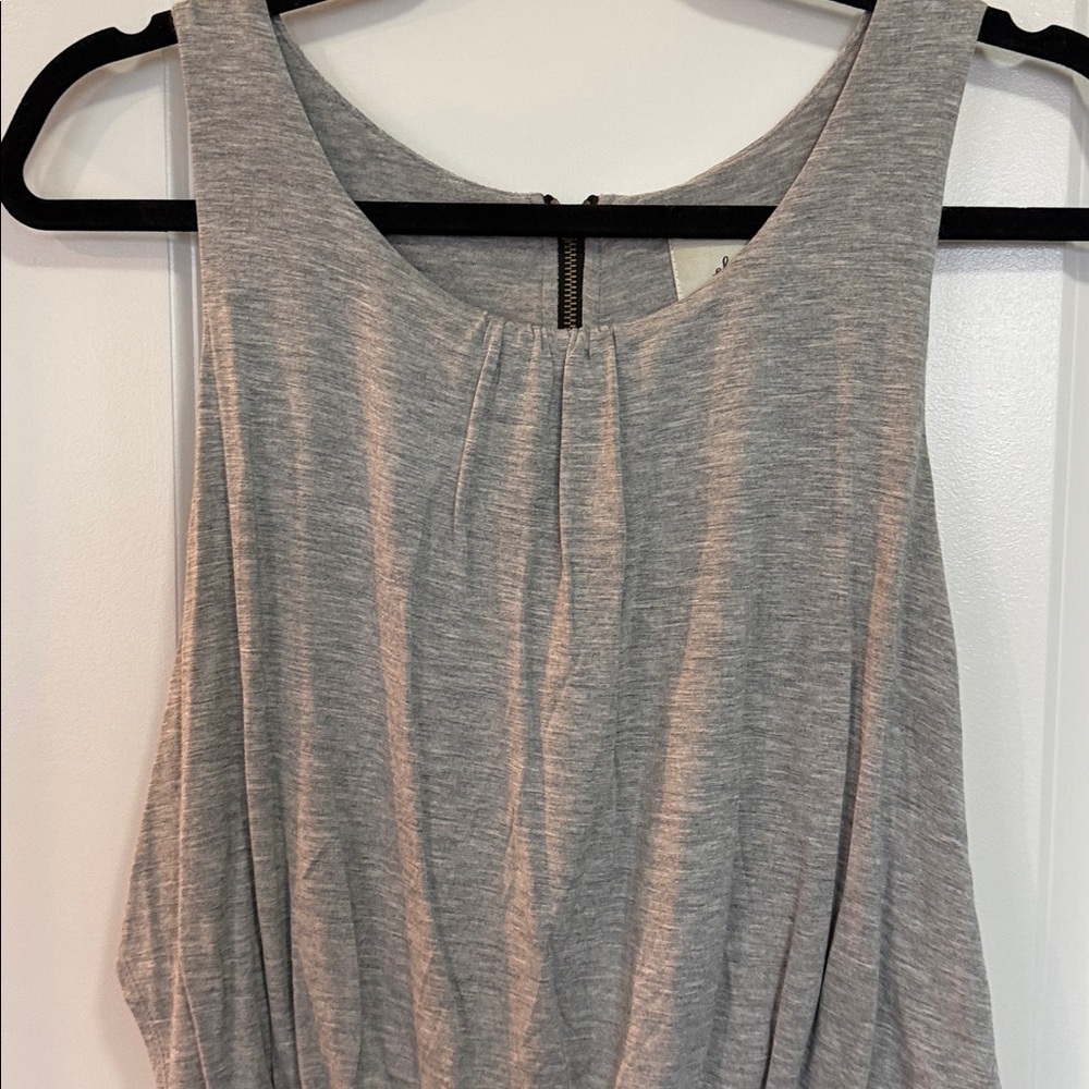 Anthropologie Elevenses Women's Jumpsuit Romper Black/gray Sleeveless Sz Small - Picture 4 of 5